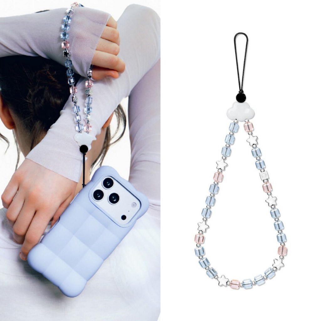 Street Wear Same Style Star Cloud Mobile Phone Chain All-Match Mobile Phone Lanyard Accessories with Basket