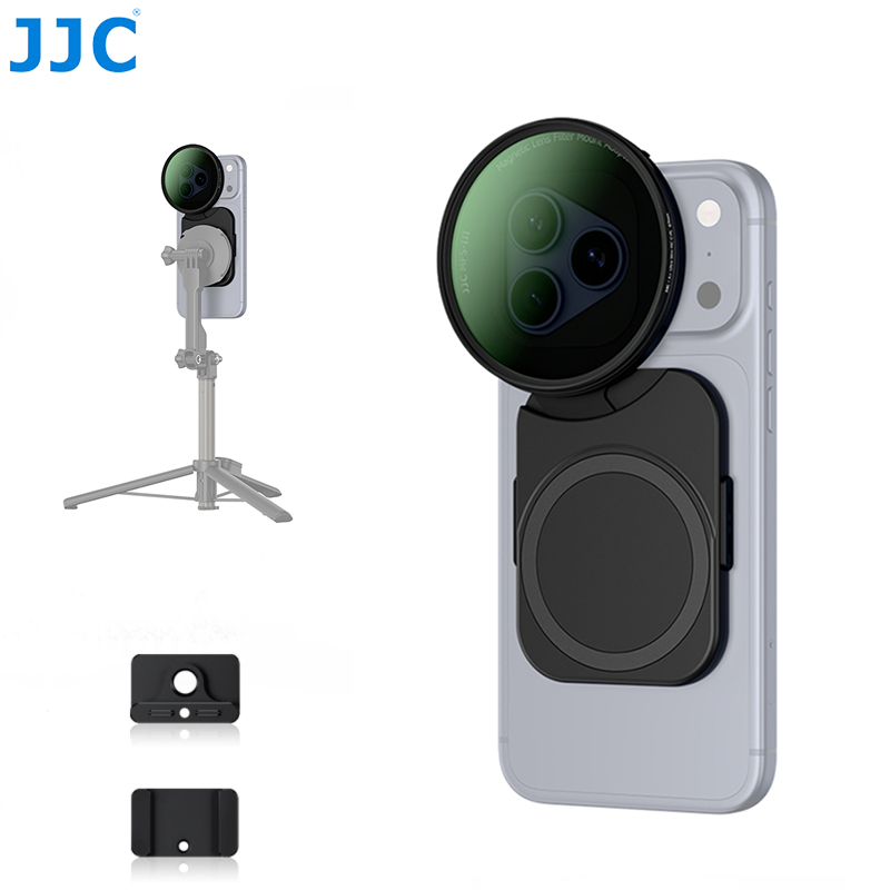 JJC Magnetic Phone Filter Adapter แม่เหล็กโทรศัพท์มือถืออะแดปเตอร์กรองสำหรับ Apple 17/16/15/14 Pro M