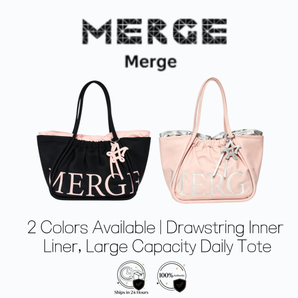 MERGE Rose Spark A Day Bag Large กระเป๋าผ้าสะพายไหล่ ไซส์ใหญ่ กันน้ำ ดีไซน์สวย ของแท้ 100%