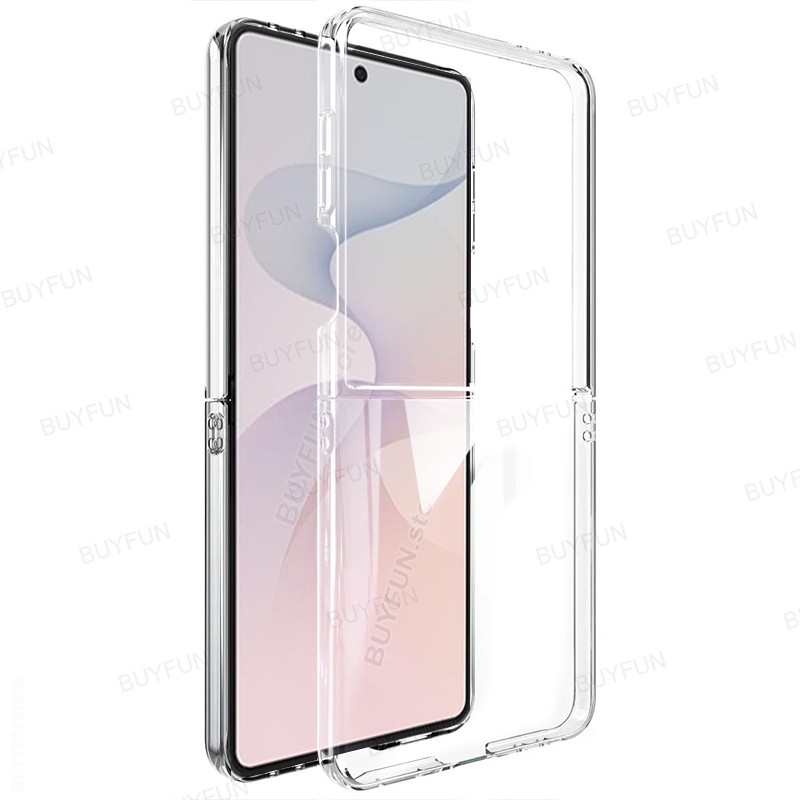 ใสบางเฉียบกันกระแทก Hard สําหรับ Samsung Galaxy Z Flip 8 5G 6.9 "SM-F776B/DS F776U F776U zflip flip8 zflip8 flip8 7 6 5