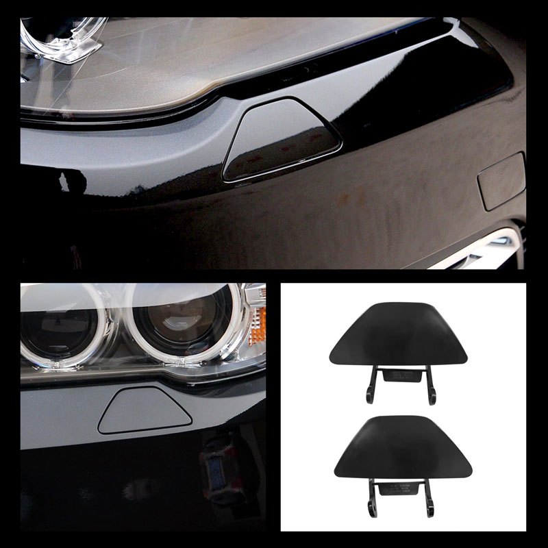 รถกันชนหน้าไฟหน้าหัวฉีดเครื่องซักผ้าสเปรย์ Jet ฝาครอบสําหรับ BMW 535i F10 F18 2014 2015 2016 OEM:511
