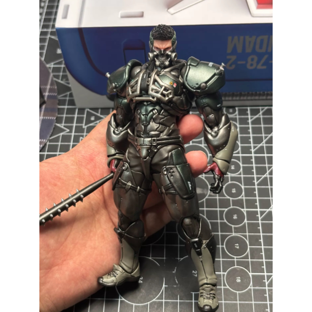 HHY Ice Studio Crusher Python Commando Modification Head Sculpture Paint Job