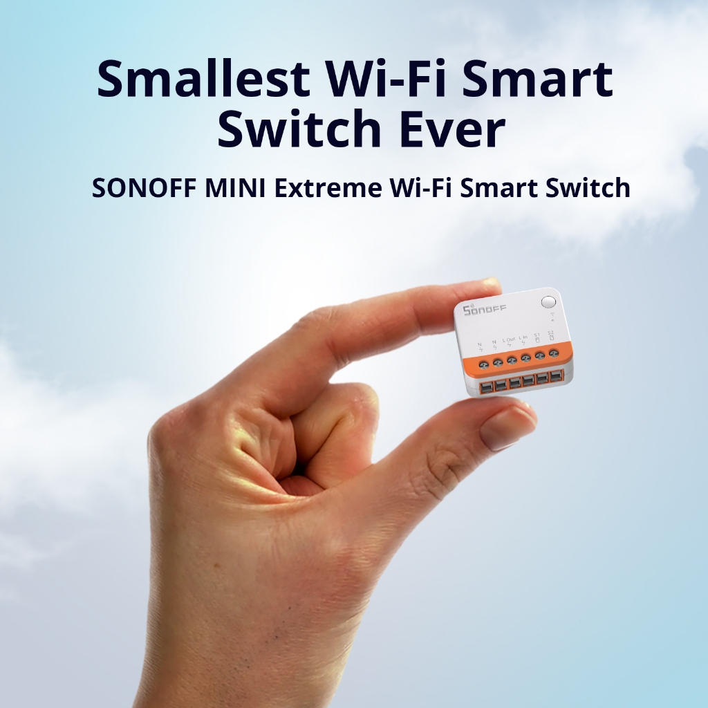 1/4PCS SONOFF MINIR4 Wifi สวิทช์ Mini Extreme สมาร์ทโมดูล Wi-Fi รีเลย์เสียงรีโมทคอนโทรล Alexa Google Home Alice