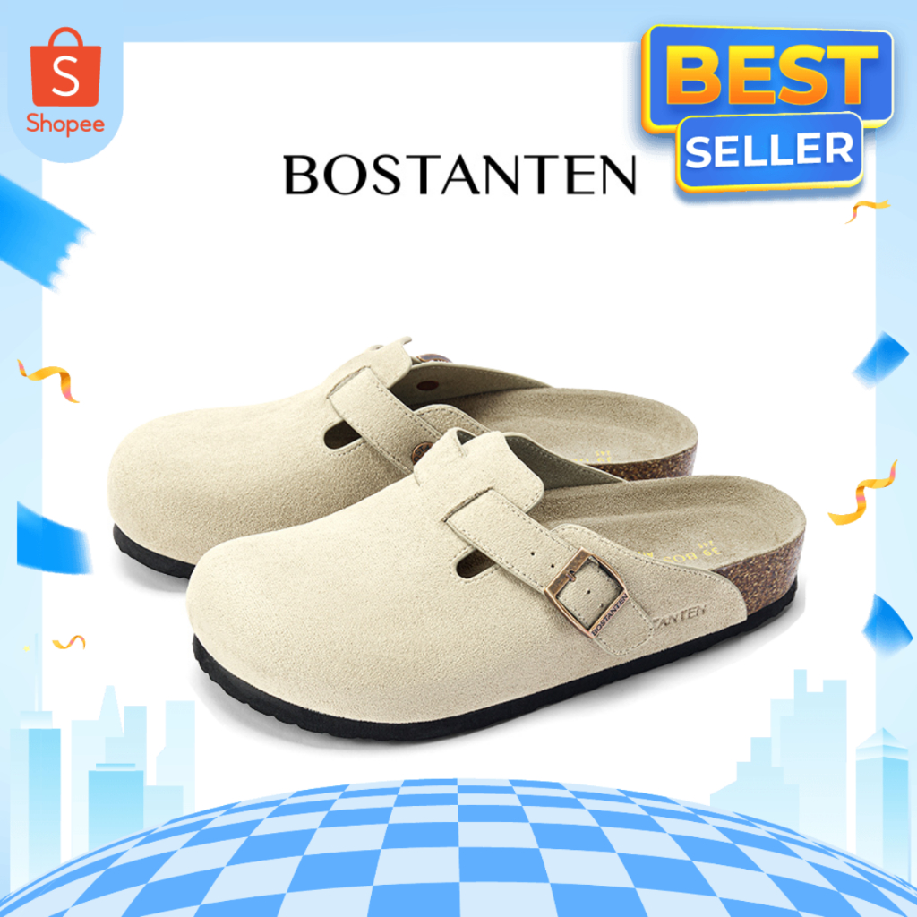 BOSTANTEN รองเท้าผู้ชาย Ark 2.0 รองเท้าหัวโตเพื่อสุขภาพ หน้าเท้ากว้าง พื้นนุ่ม สวมสบาย กันลื่น