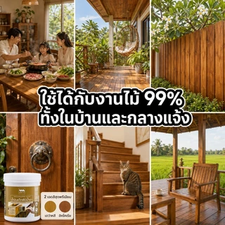 SANQING สีน้ํามันแว็กซ์ไม้ธรรมชาติ สูตรน้ํา สีใส กันน้ํา กันแดด กันรา ป้องกันแมลง สําหรับเฟอร์นิเจอร์ไม้ ใช้ได้ทั้งในและนอกอาคาร