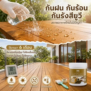 SANQING สีน้ํามันแว็กซ์ไม้ธรรมชาติ สูตรน้ํา สีใส กันน้ํา กันแดด กันรา ป้องกันแมลง สําหรับเฟอร์นิเจอร์ไม้ ใช้ได้ทั้งในและนอกอาคาร