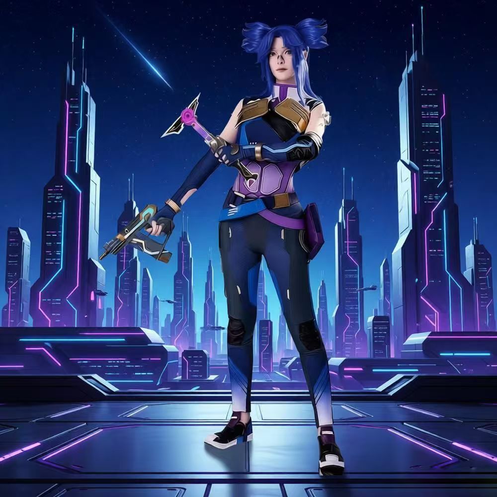 Valorant Neon คอสเพลย์เครื่องแต่งกาย,ผู้หญิงเกมตัวละครชุดสําหรับปาร์ตี้ฮาโลวีนคอสเพลย์บทบาทเล่น