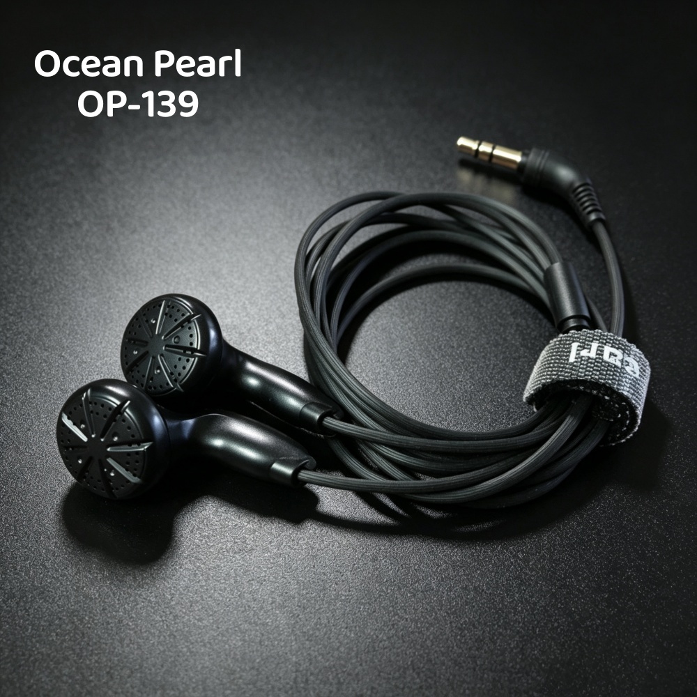 FENGRU Diy Ocean Pearl OP-139 OP139 หูฟังหัวแบน 44ohm HiFi Bass คุณภาพเสียงหูฟัง DIY MX500 PK Vido ห