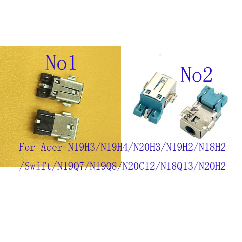 2-10 ชิ้น DC ปลั๊กสําหรับ Acer N19Q7 N19Q8 N20C12 N20H2 N19H3 N19H4 N20H3 N19H2 N18H2 Swift N18Q13 C