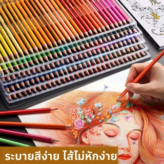 Oily Art ดินสอสีชุดสําหรับสมุดระบายสีสําหรับผู้ใหญ่ศิลปินวาด Sketching Crafting สําหรับผู้เริ่มต้น/ศิลปิน