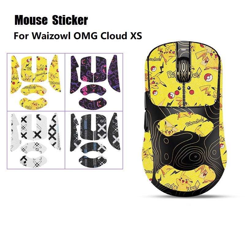 Mouse Grip เทปสติกเกอร์สําหรับเล่นเกมทําด้วยมือสําหรับ Waizowl OGM Cloud XS Anti Slip Sweat สําหรับ 