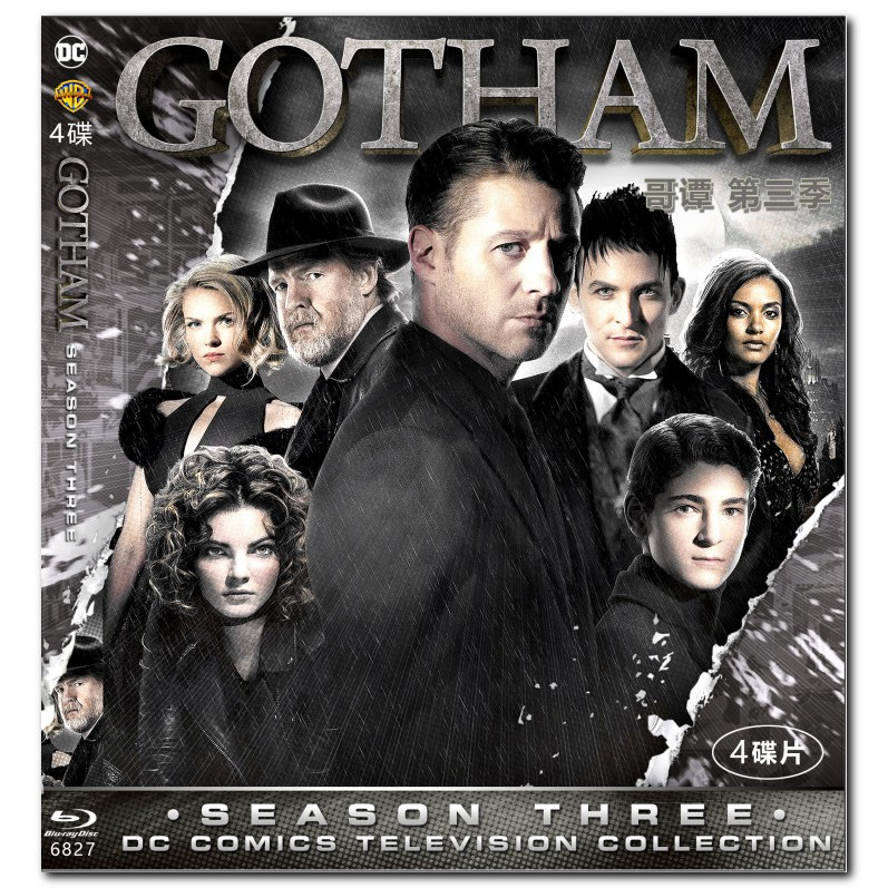 [ภาษาอังกฤษ][คลังสินค้าพร้อม] ภาพยนตร์ Blu-ray HD 4K UHD 1080P Gotham ซีซั่น 3