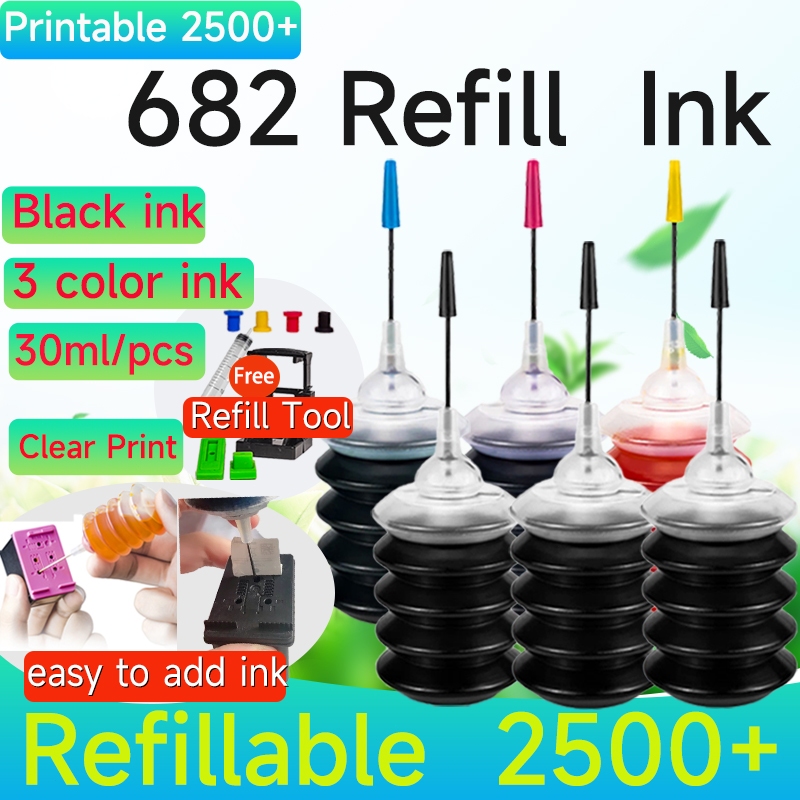 ใช้งานร่วมกับ HP 682 หมึก HP 682XL หมึก HP6821XL สําหรับ 1216/2336/2775/2776/2777/2778/27779/4175/41