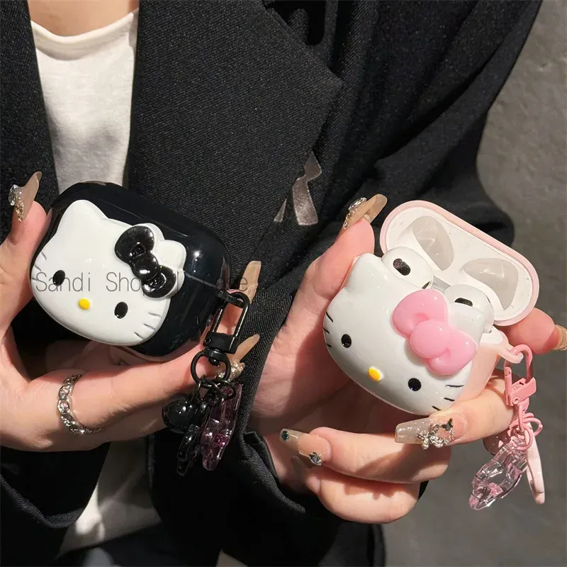 น่ารัก ForAirPods Pro3 กรณีแมว สําหรับ AirPods 4 1/2/3/Pro Pro2 กรณี 4 Soft Apple ไร้สายบลูทูธชุดหูฟัง Anti drop forAirPods 4anc กรณี Pro2