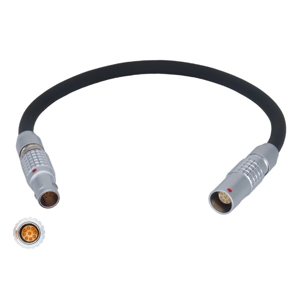 สายไฟ FGG 0B 9Pin ชาย PHG Float หญิงสําหรับกล้องสีแดง Komodo