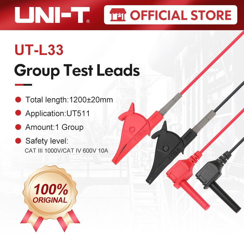 UNI-T UT-L33 Group Test Leads Suitable For UT511