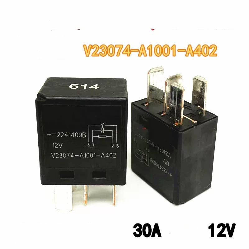 รีเลย์ V23074-A1001-A402 PA66-GF25 12V30A 4 Pins