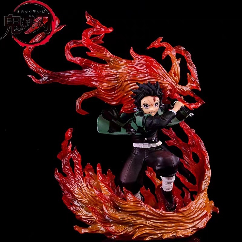 อะนิเมะ Kimetsu ไม่มี Yaiba อะนิเมะรูป Figuarts Zero Tanjiro Kamado Hinokami Kagura Action Figure De