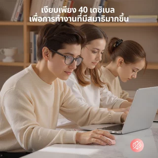 Acer เมาส์ไร้สาย 2.4G เมาส์ไร้เสียง (Silent) ดีไซน์ Ergonomic สำหรับ Laptop PC รองรับ Windows / Mac OS พร้อมตัวรับสัญญาณ USB-A ปรับ DPI ได้ มีโหมด Auto Sleep M401