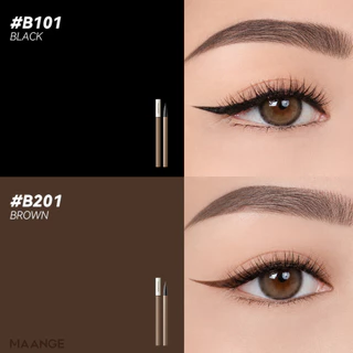 MAANGE อายไลเนอร์ชนิดน้ำ - เส้นบาง กันน้ำ ติดทนนาน 24 ชั่วโมง แห้งเร็ว และไม่เลอะเทอะ E01