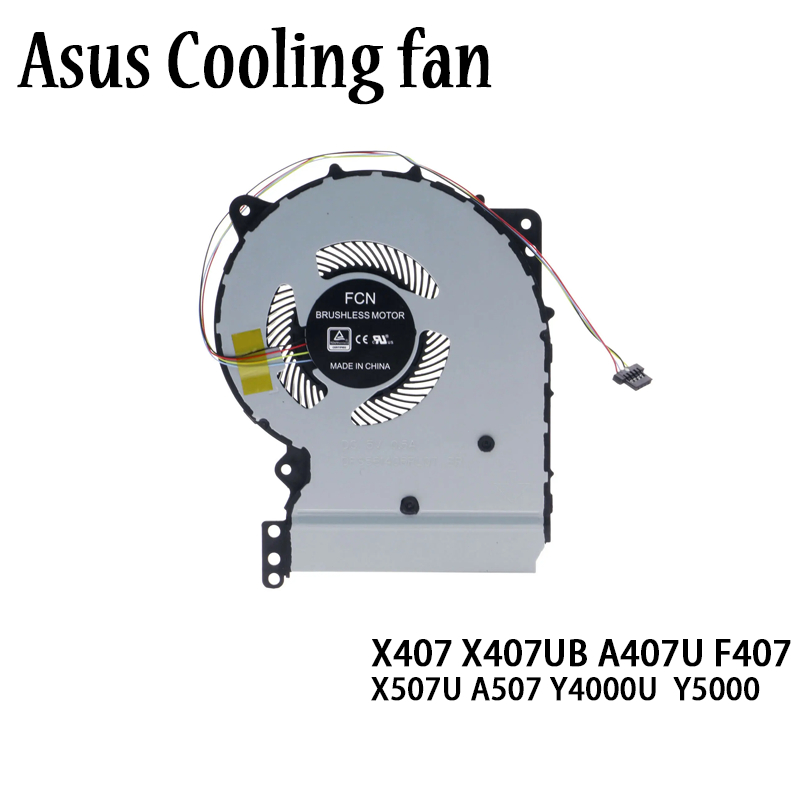 แล็ปท็อปใหม่พัดลมระบายความร้อน CPU สําหรับ ASUS X407 X407UB A407U F407 X507U A507 Y4000 Y4000U Y4000