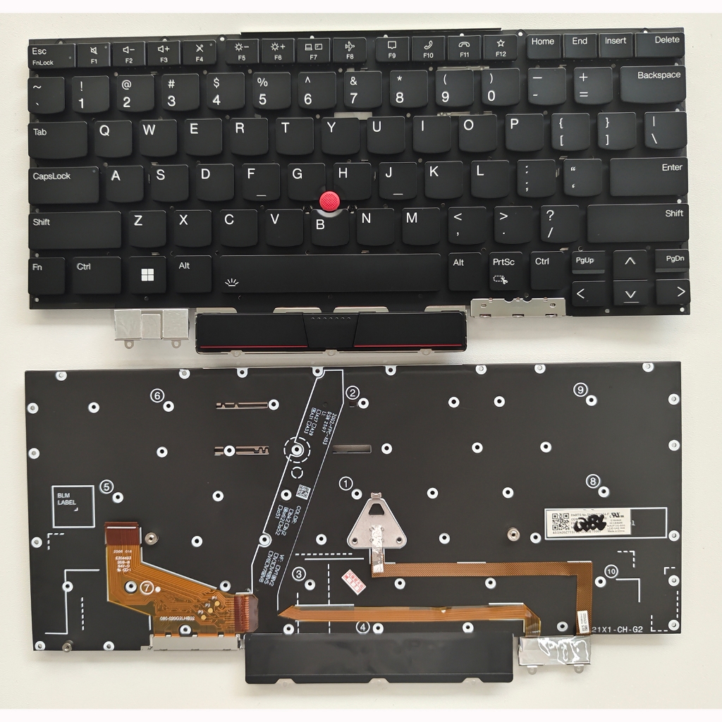US UKสําหรับLenovo ThinkPad X1 Carbon 10th Gen10 G10 X1 Carbon 11th gen11 G11 TP00129B 2022 2023 แป้