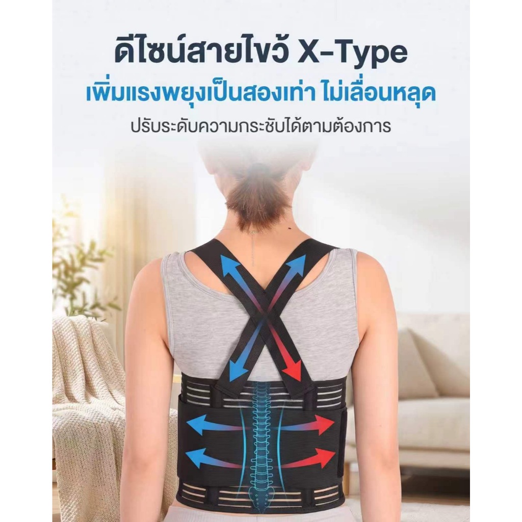 ส่งสินค้าจากประเทศไทย เข็มขัดพยุงหลัง YAMADA บล็อคหลังป้องกันการบาดเจ็บที่ส่วนหลัง ใส่สบายไม่อึดอัด ช่วยบรรเทาอาการปวดหลัง