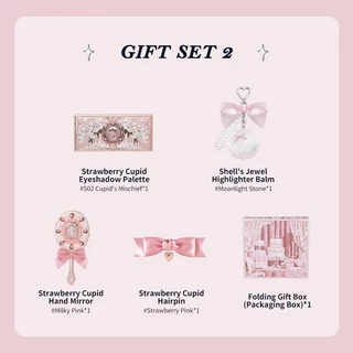 Flower Knows August Fairy Pink Moments ลิปกลอส/อายแชโดว์ Set