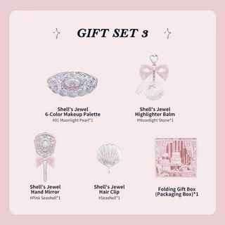 Flower Knows August Fairy Pink Moments ลิปกลอส/อายแชโดว์ Set
