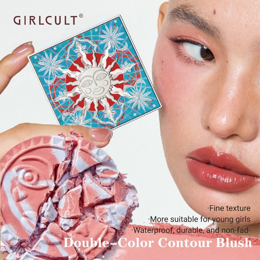 GIRLCULT Holiday Series Blush บลัชออนเนื้อแมตต์ผสมสองสี