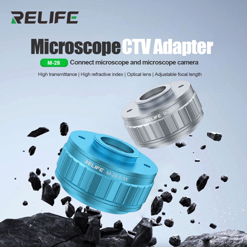 RELIFE M-28 0.5X CTV ขั้วต่อ โดยใช้กระจกออปติคอลไม่มีสีคุณภาพสูง ไม่มีรัศมีเมื่อใช้งาน การถ่ายภาพที่