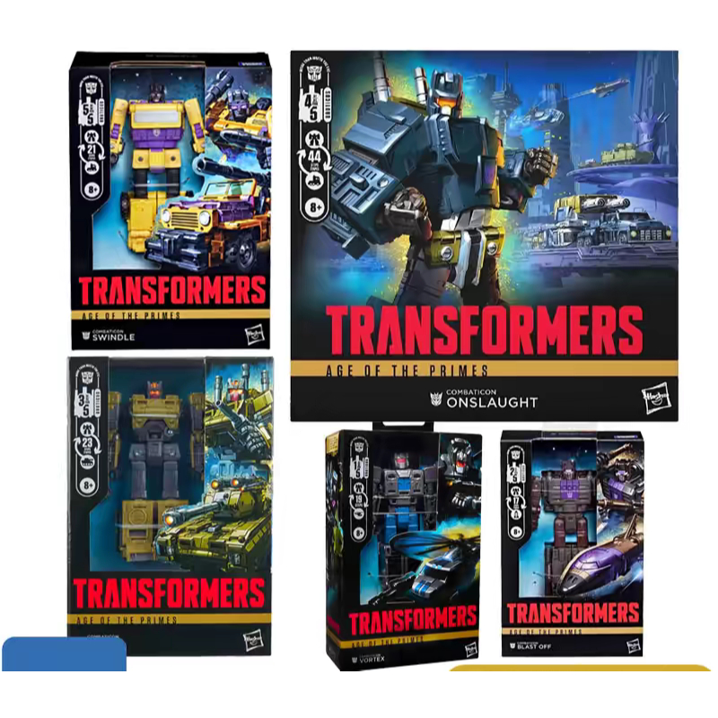 Hasbro Transformers Age of The Primes Combaticon Bruticus ทีม Onslught Commander Class Brawl Voyager