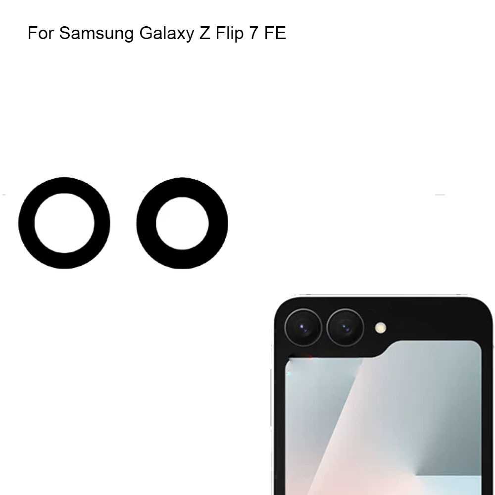 สําหรับ Samsung Galaxy Z Flip 7 FE เปลี่ยนกลับเลนส์กล้องด้านหลังสําหรับ Samsung Galaxy Z Flip7 FE แก