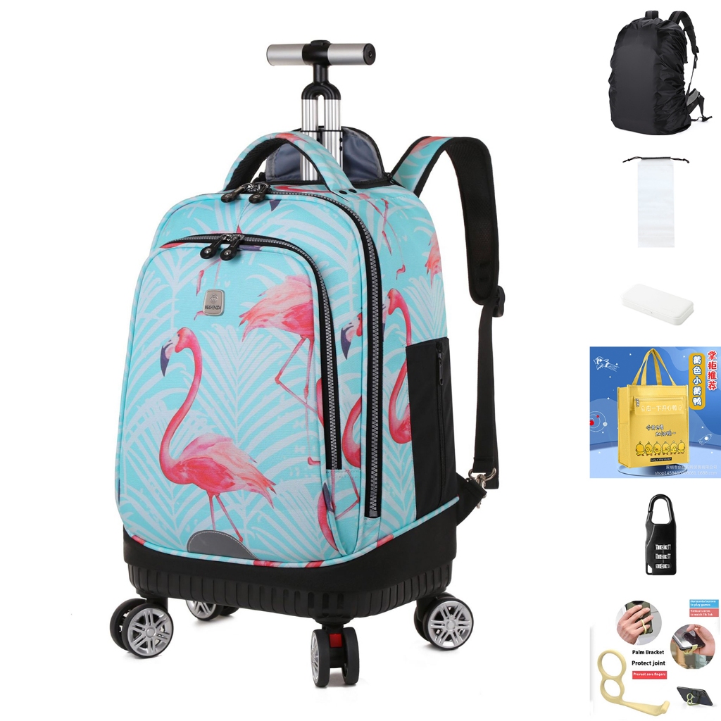 Trolley School Bag [Bonausness] Trolley Backpack Trolley Travel Bag Business Bag Backpack