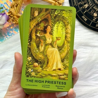 ไพ่ทาโรต์ The Sunwoven Forest Tarot, 78 การ์ดทาร็อต, ธีมธรรมชาติ, หนังสือคู่มือ PDF ภาษาอังกฤษและไทย, เป็นมิตรกับผู้เริ่มต้น