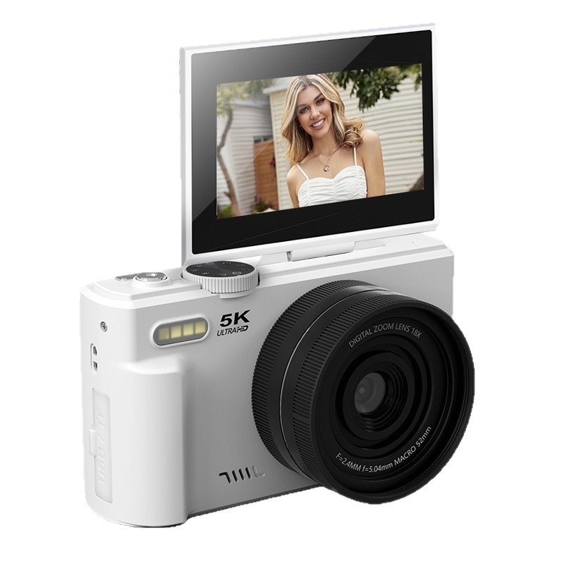5k Micro Single Digital Camera Student Party Flip Screen HD Selfie Home Retro Camera