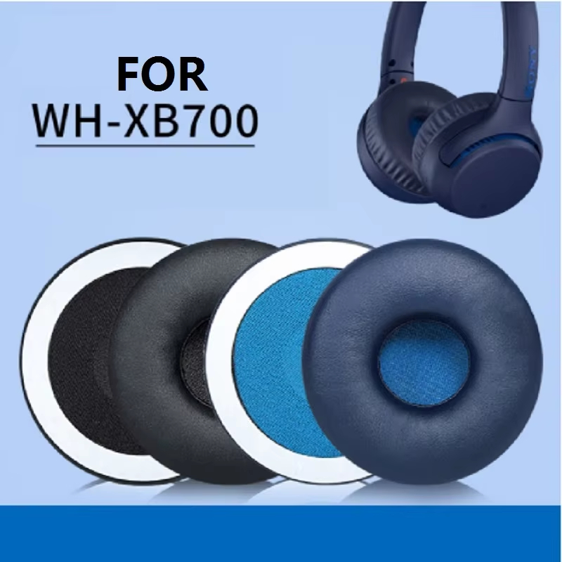 เปลี่ยนแผ่นรองหูฟังแผ่นรองหูฟัง Muffs เบาะอะไหล่ซ่อมสําหรับ WH-XB700 WHXB700 WH XB700 XB 700 หูฟังชุ