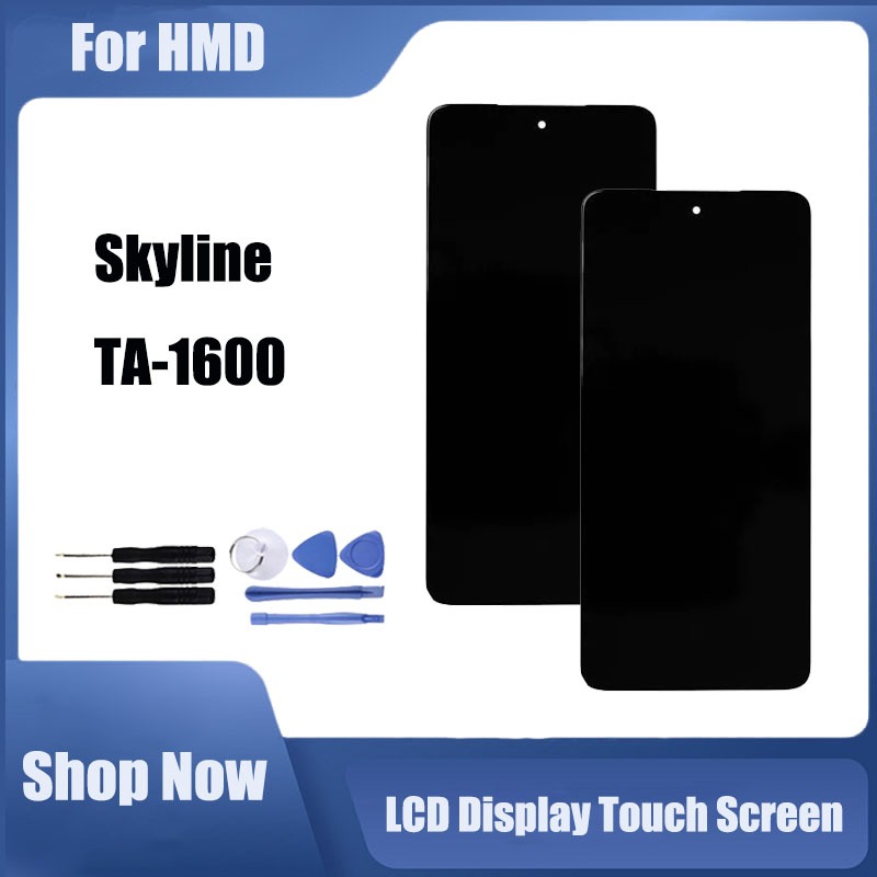 สําหรับ HMD Skyline TA-1600 จอแสดงผล LCD หน้าจอสัมผัสเปลี่ยน