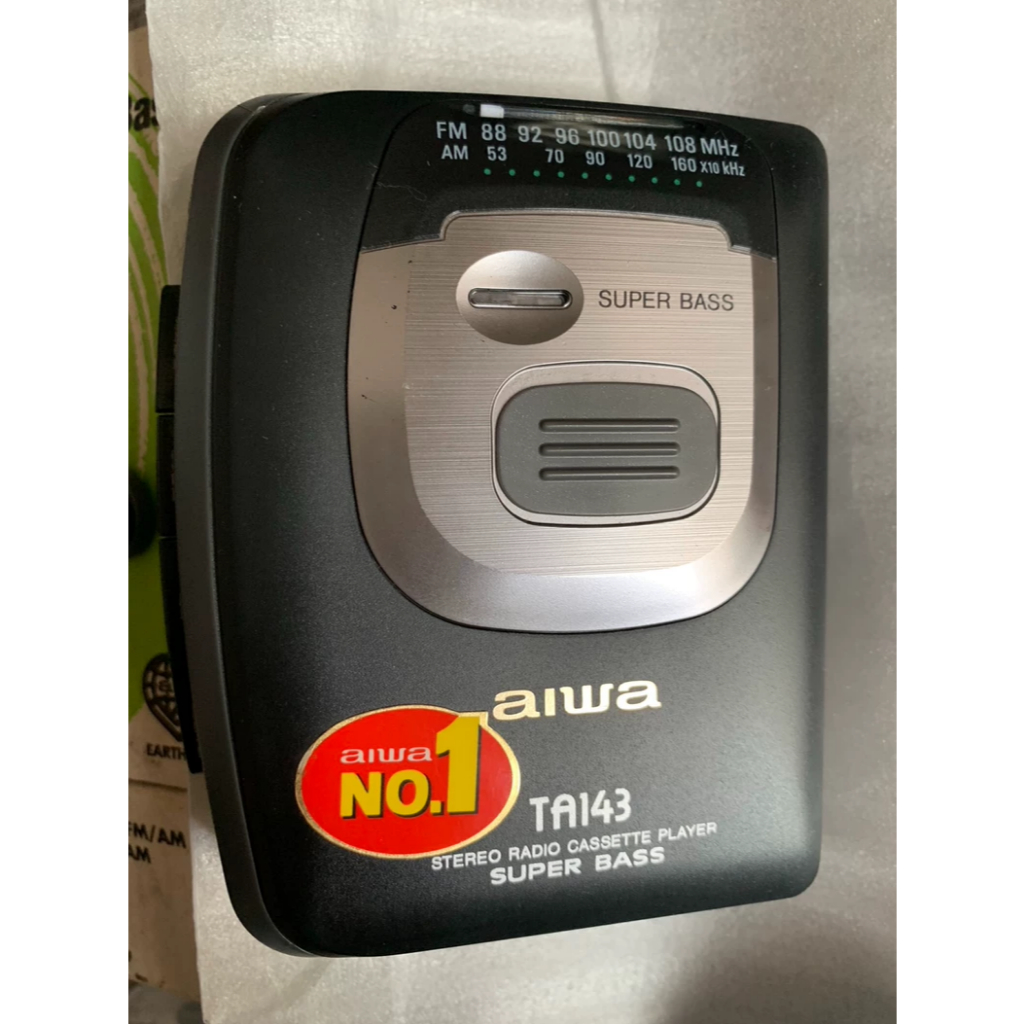 เครื่องเล่นเทปคาสเซ็ต AIWA TA143 – วิทยุ ครบชุด บริการ #VintageAudio #CassettePlayer #AIWA