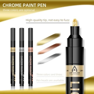△พร้อมส่ง△ปากกามาร์กเกอร์ สีสะท้อนแสง สีทอง สีเงิน เมทัลลิก กันน้ํา สําหรับงานหัตถกรรม DIY