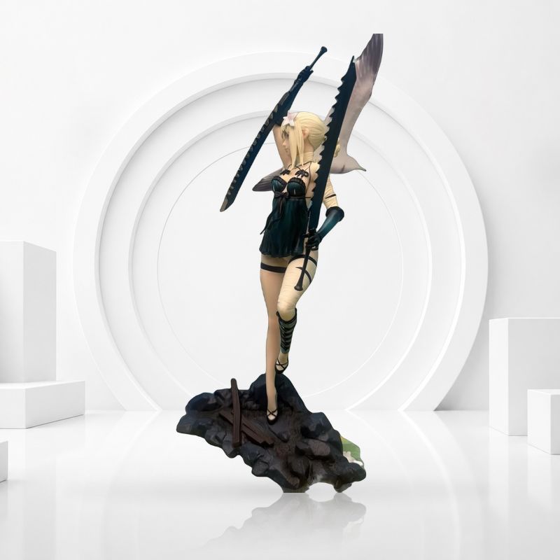 NieR Automata Kaine ชุดว่ายน้ํารุ่นอะนิเมะสาว Action Figure GK รูปปั้นของเล่นเดสก์ท็อปเครื่องประดับ