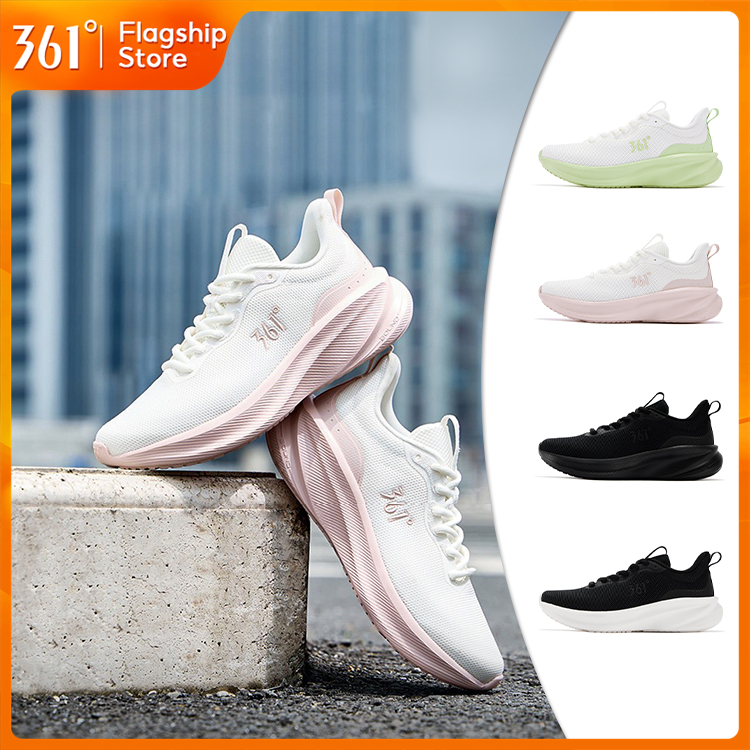 【361 Degrees】Fengye 5.0 | รองเท้ากีฬาผู้หญิง องศา น้ำหนักเบา พื้นนุ่มระบายอากาศดี ลดแรงกระแทก 682542210F