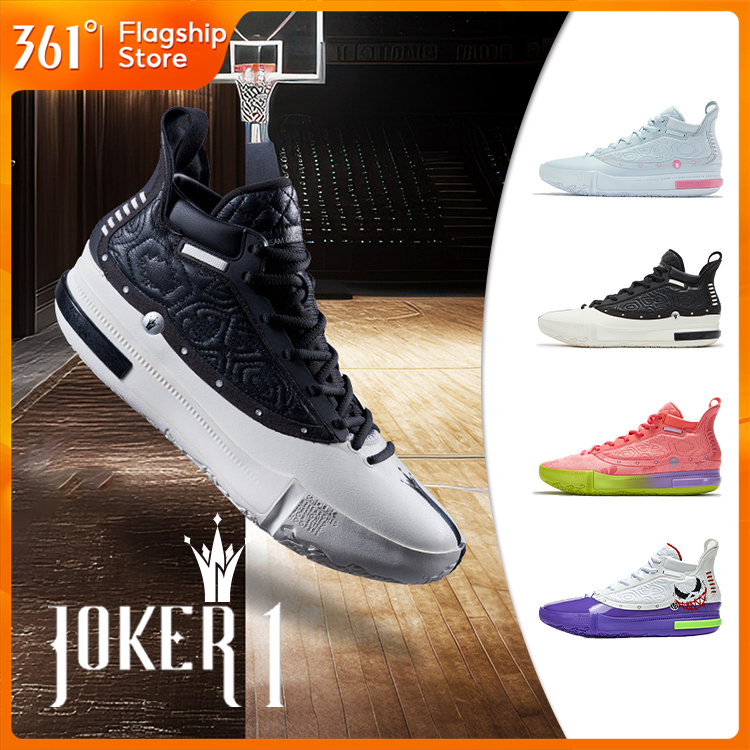 【361 Degrees】Joker 1 | SpongeBob Patrick รองเท้าบาสเก็ตบอล  ออกแบบมาเพื่อป้องกันและสวมใส่สบาย 672541