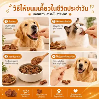 Love Pet Prosper น้ำมันปลาโอเมก้า 3 สำหรับสุนัขและแมว ขนมเคี้ยวบำรุงผิวและขน Omega 3 Fish Oil ดูแลขนเงางาม เคี้ยวง่าย 100 เม็ด