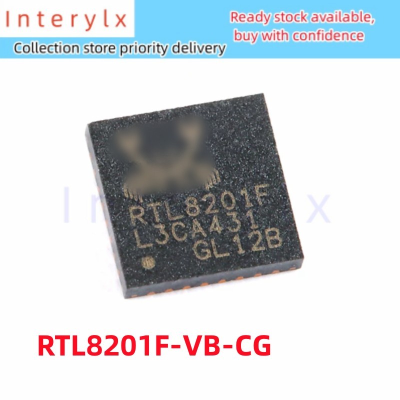 2 ชิ้น/ล็อตแบรนด์ใหม่ Original RTL8201 RTL8201F-VB-CG RTL8201F QFN-32 Ethernet Controller ชิป IC