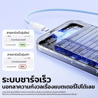 สายชาร์จ type c to type c ชาร์จเร็ว 2 เมตร 100W สายชาร์จเร็ว ใช้ได้กับ Phone 15/16/17 Pro Max