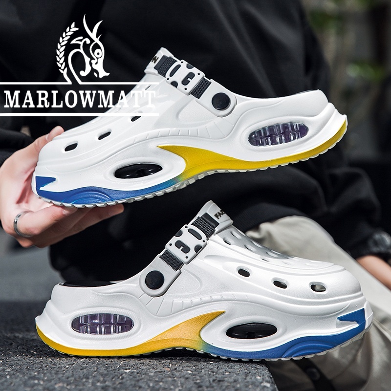 Marlowmatt شبشب رجالي بنعل سميك ممتص للصدمات — صورة 7