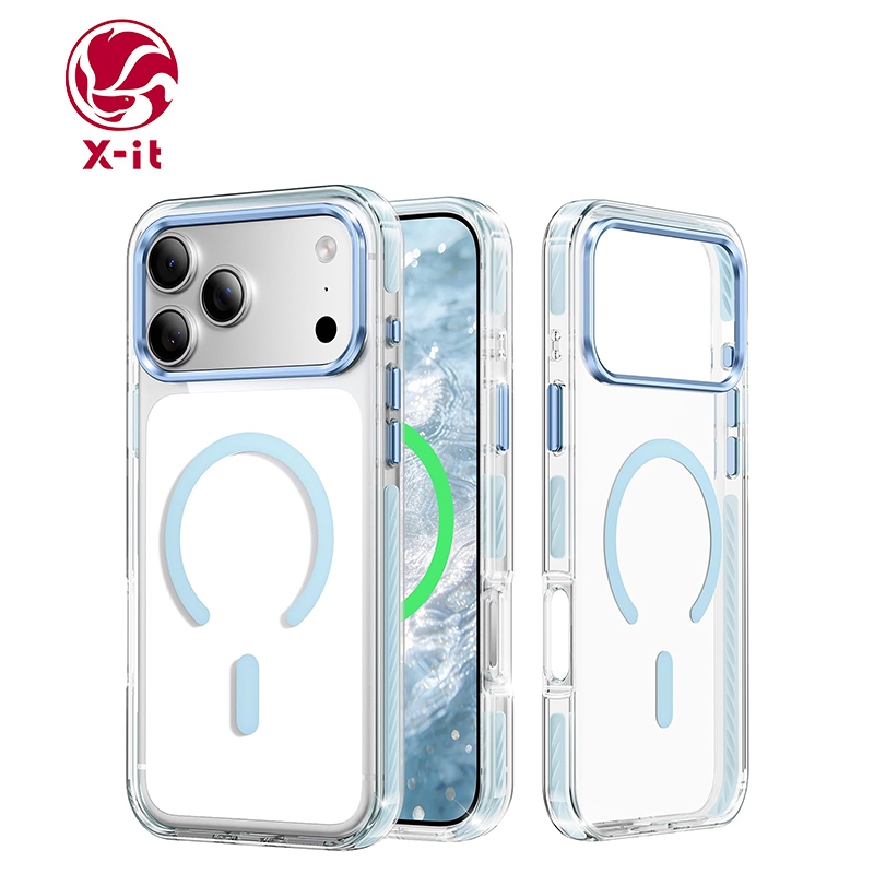 X-IT สําหรับ iPhone 18 17 16 15 14 13 12 11 Pro Max กรณีแม่เหล็กใสน่ารัก Girly [Drop Protection] กันกระแทกสําหรับ 18 17 Pro Max ฝาครอบโทรศัพท์