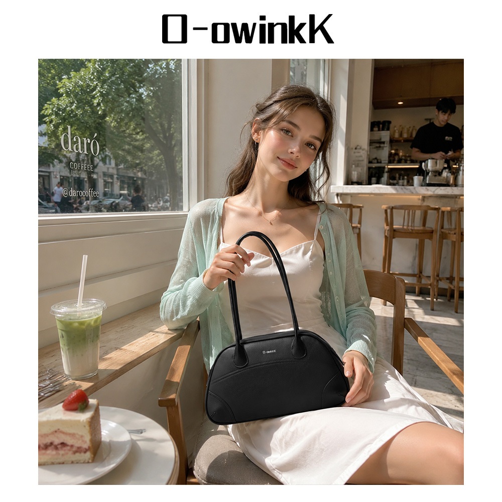 O-owinkK حقيبة بولينغ فينتج PU — صورة 3