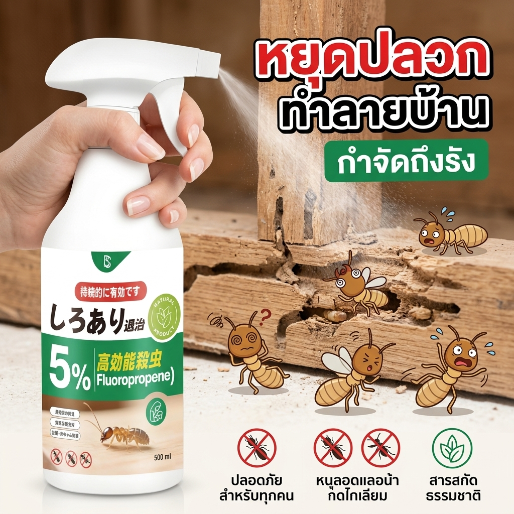กำจัดมด ปลวก SG กำจัดมด ยาฆ่าปลวก กำจัดปลวก ยา มดขั้นสูง 500ml ฉีด ไล่